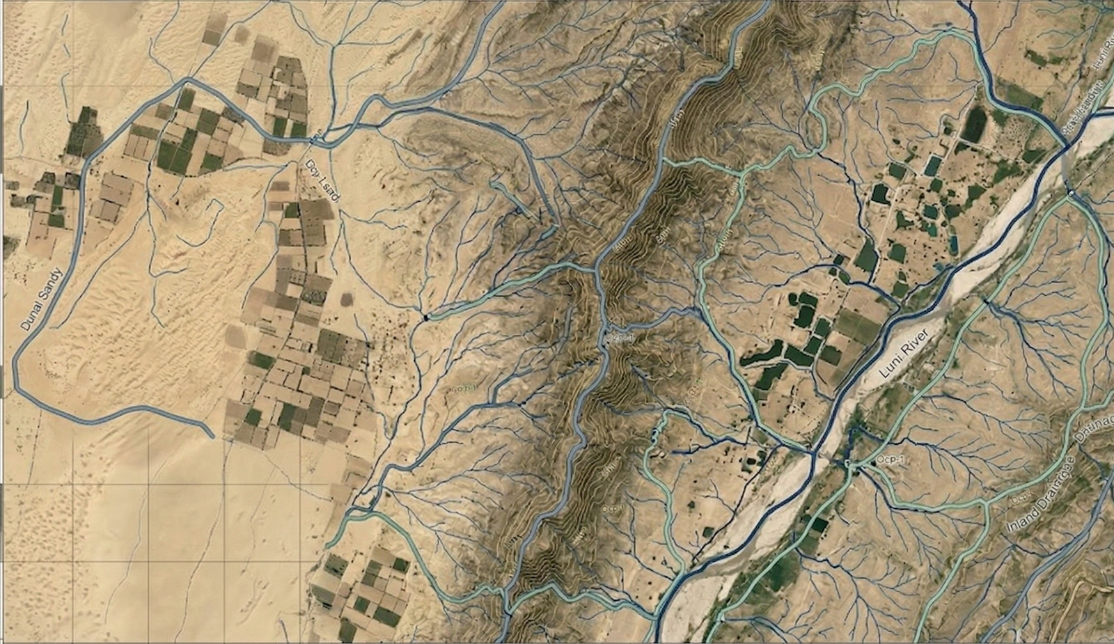 GIS Watershed Rajasthan